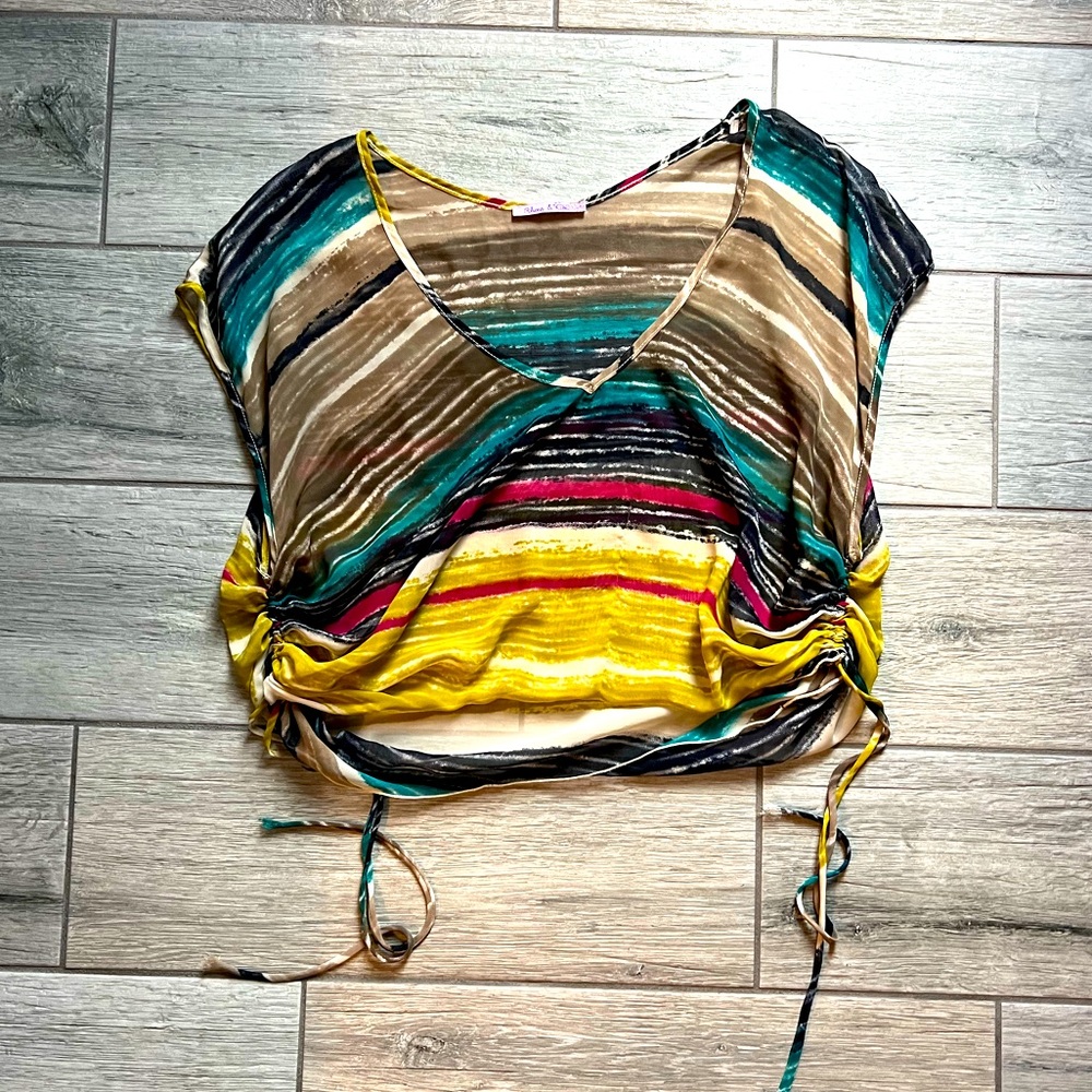 Rheea & Co Sheer Top - Size S